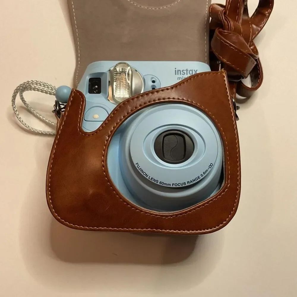 Instax Brown and Blue Cameras-and-accessories